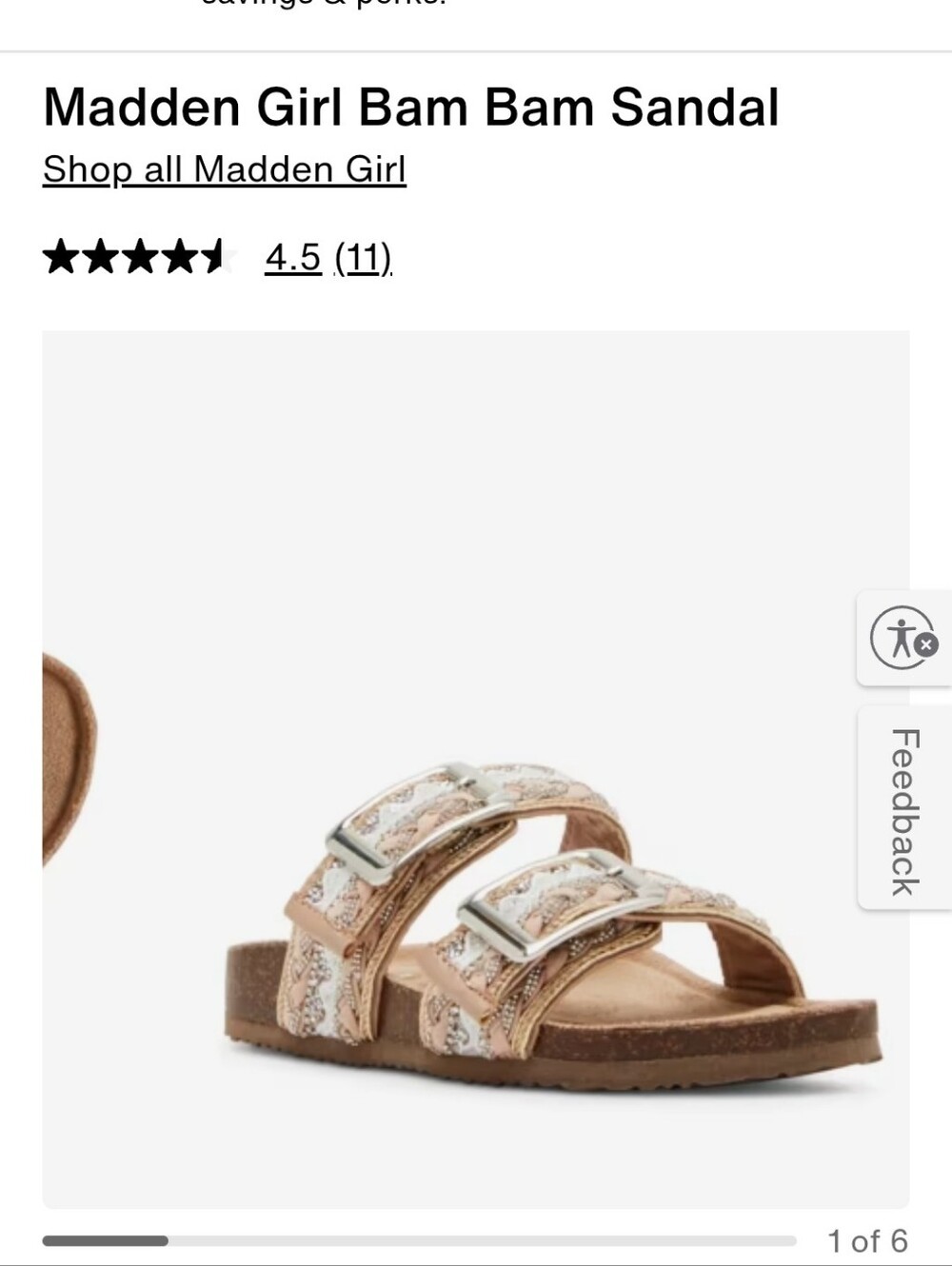 Madden Girl Bam Bam Sandal